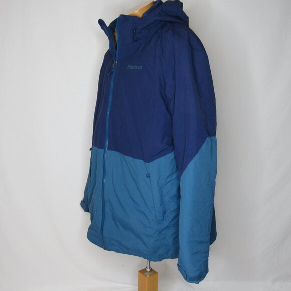Marmot Blue Green Featherless Component 3 in 1 Winter Jacket Men's XXlarge XXL - Picture 2 of 15